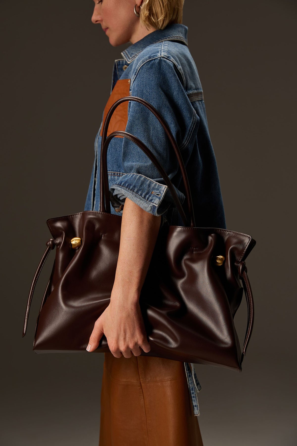 Puffa Tote — Chocolate — photo 10